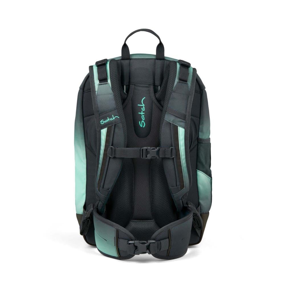 Satch Air Schulrucksack Set 2tlg. inkl. Schlamperbox (Gradient Mint)