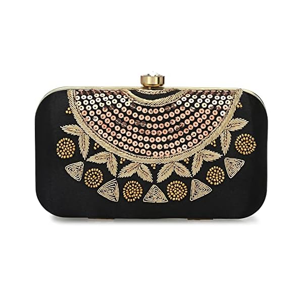For The Beautiful You Neck Embroidered Women's Clutch