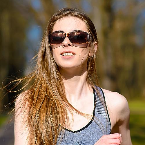 Image of URUMQI Polarized Sunglasses Fit Over Glasses for Men Women, Wraparound Sun Glasses UV400 Protection for Driving Fishing