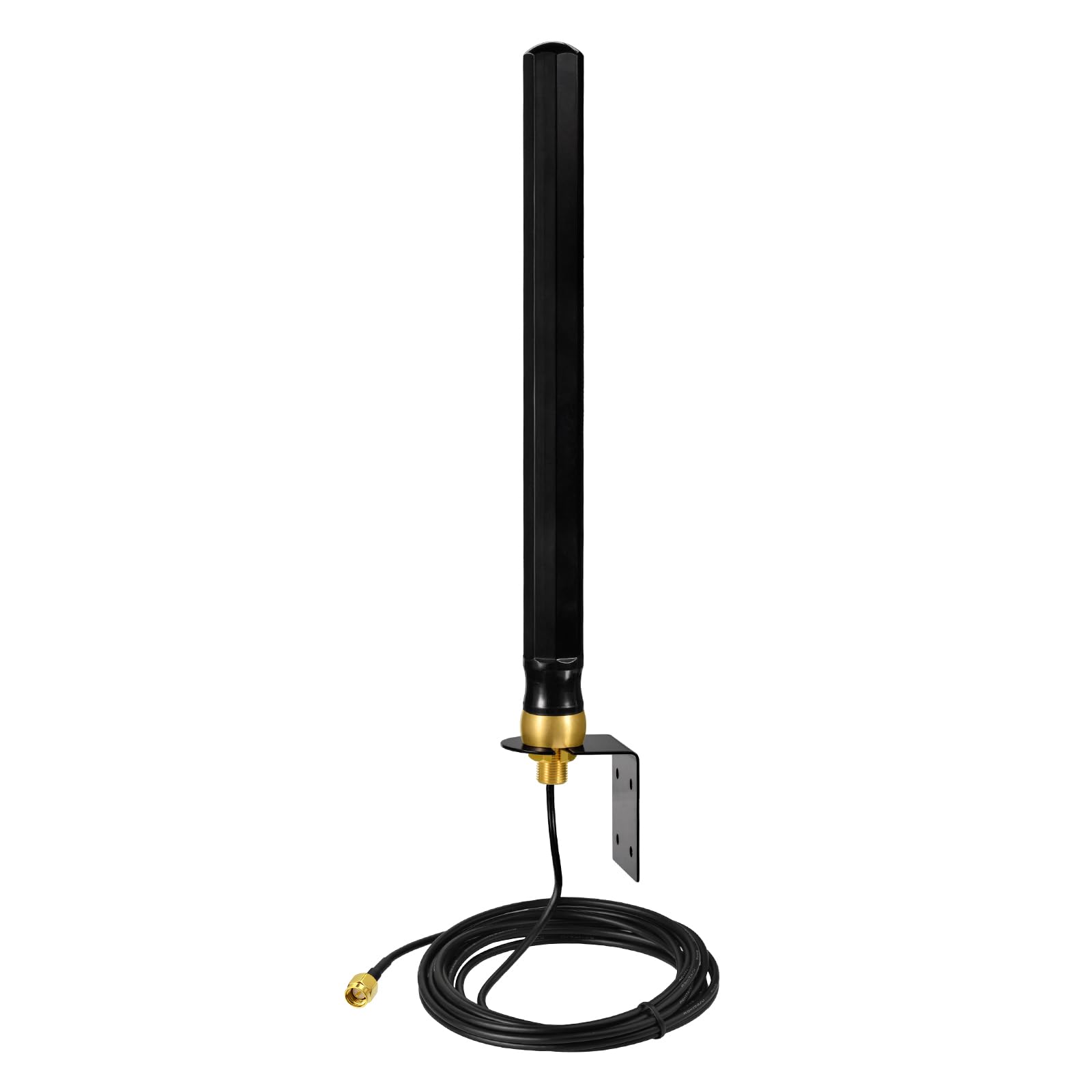 Superbat Antenna 4G LTE Esterna 698-2700MHz 8dBi Omnidirezionale Impermeabile Montaggio a Parete Cavo RG174 3m con Connettori SMA/RPSMA Compatibile Router e Amplificatori di Segnale.
