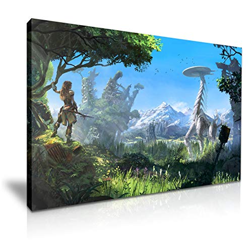 Image of Horizon Zero Dawn Tallneck Poster Picture Print Canvas Wall Art Decoration (31cm X 20cm)