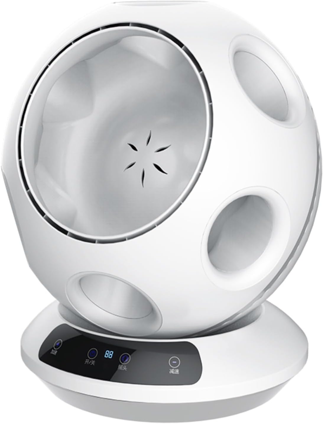 generic Soccer Floor Standing bladeless tower fan,Home office 8-speed oscillating head, safety bladeless fan,with remote control, 112233