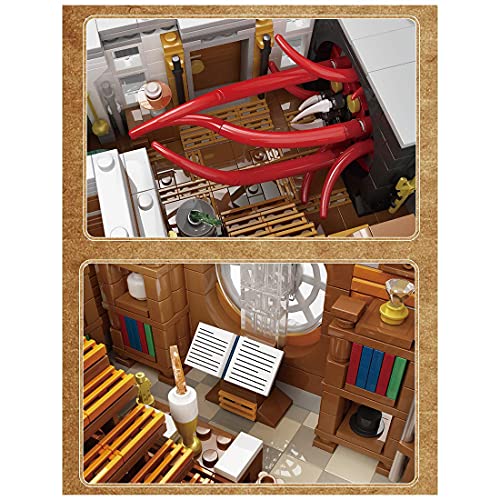 TYPIS Haus Bausteine, Horror Museum Architektur Bausteine Set, Modular Gebäude, Kompatibel mit LEGO Haus (3588… – Bild 5