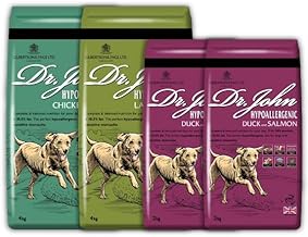 Dr John Hypoallergenic Variety pack - 4 pack = 12 KG in Total