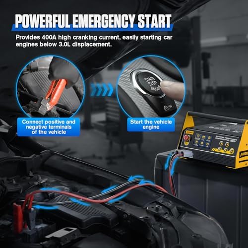 AUTOOL 150A ECU Programming Battery Power Supply Heavy Duty Battery Charger — 사진 6