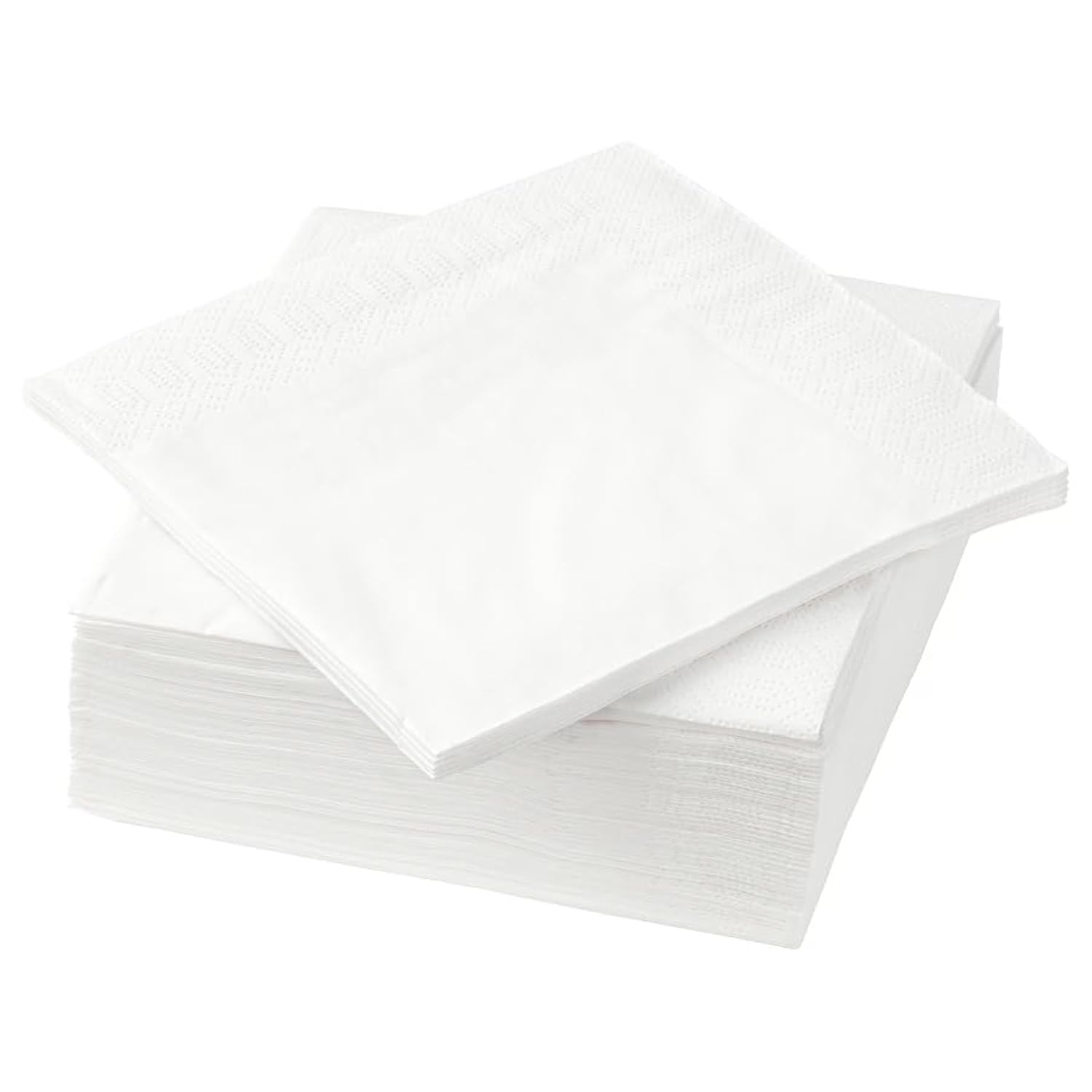 Ikea IKE-101.012.73 Fantastisk Paper Napkins, White, Pack of 50, 24 x 24 cm, Single Pack