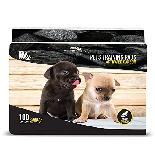 Image of BV Charcoal Puppy Pads 600 Count 22 inchx22 inch - Leak-Proof Pee Pads for Dogs with 6-Layer Absorbent Design & Built-in Attractant - Dog Pad with Charcoal for Odor Control, Perfect for Puppies & Senior Dogs