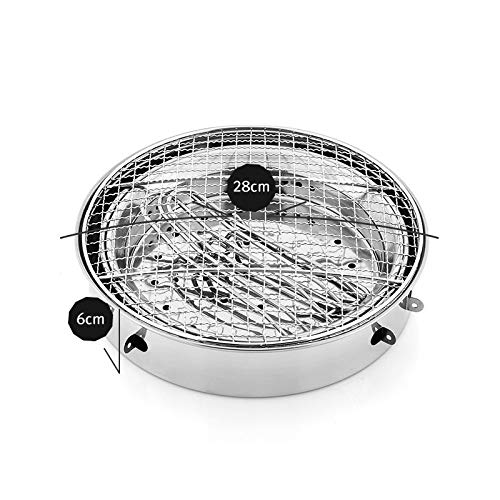 Supporto per barbecue, Griglia for barbecue Forno for all'aperto for portatile in acciaio inossidabile for esterni Rete da campeggio Picnic Pieghevole a carbone