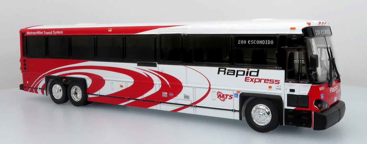 Amazon.com: Iconic Replicas MCI D4500CT Intercity Bus MTS Transit