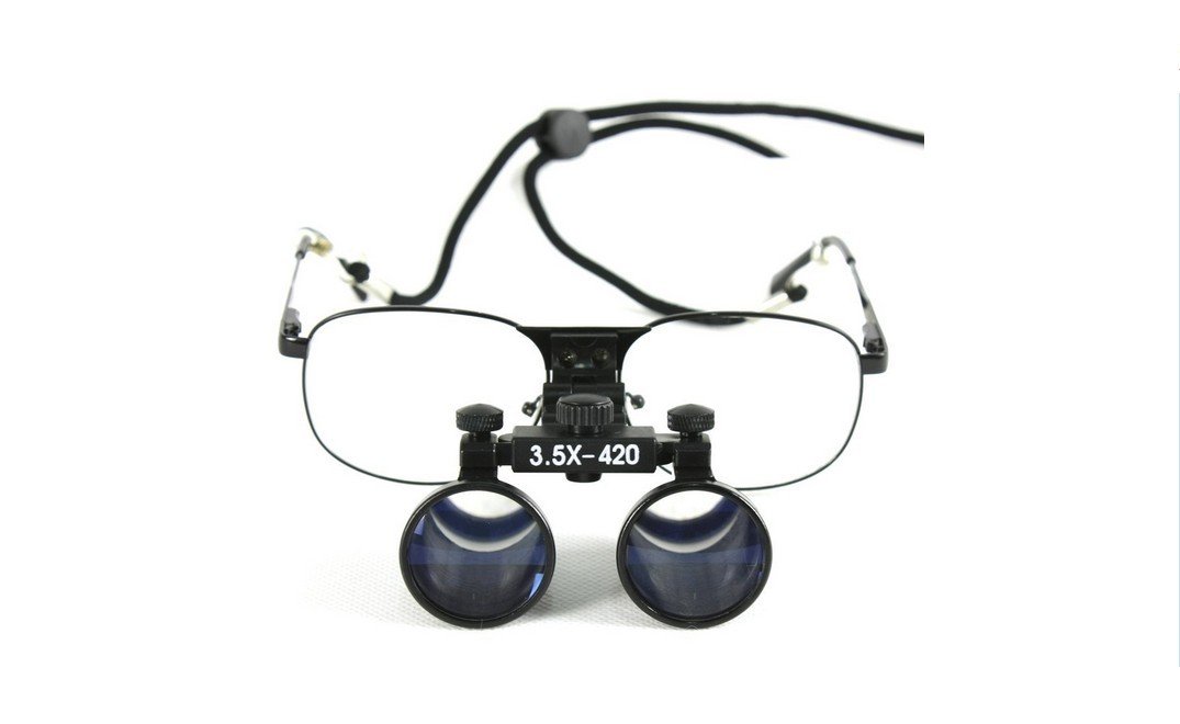 3.5X Binocular Loupes 420mm WorFirst Distance Dental Lab Surgical Medical Glasses hot dental by hot dental