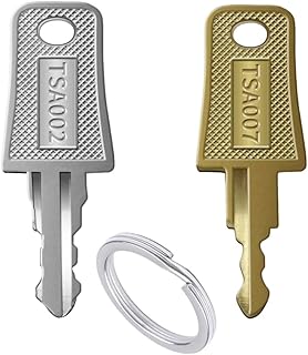 2Keys for TSA007 TSA002 Luggage Keys Compatible with Luggage Locks for TSA 007 002 Master Locks Universal Approved