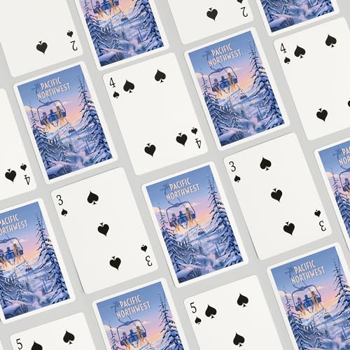 Lantern Press mazo de cartas de póker para adultos miniatura 4
