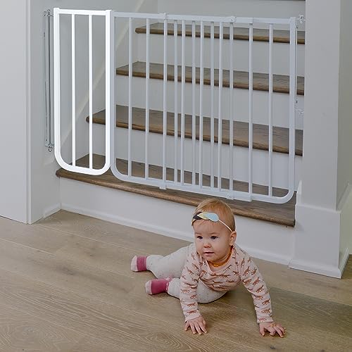 Cardinal-Gates-BX1-Baby-Gate-Extension-Fits-Cardinal-Gates-Safety-Gates-105-Inch-Wide-Dog-Gate-Extension-White Cucciolini Doodles