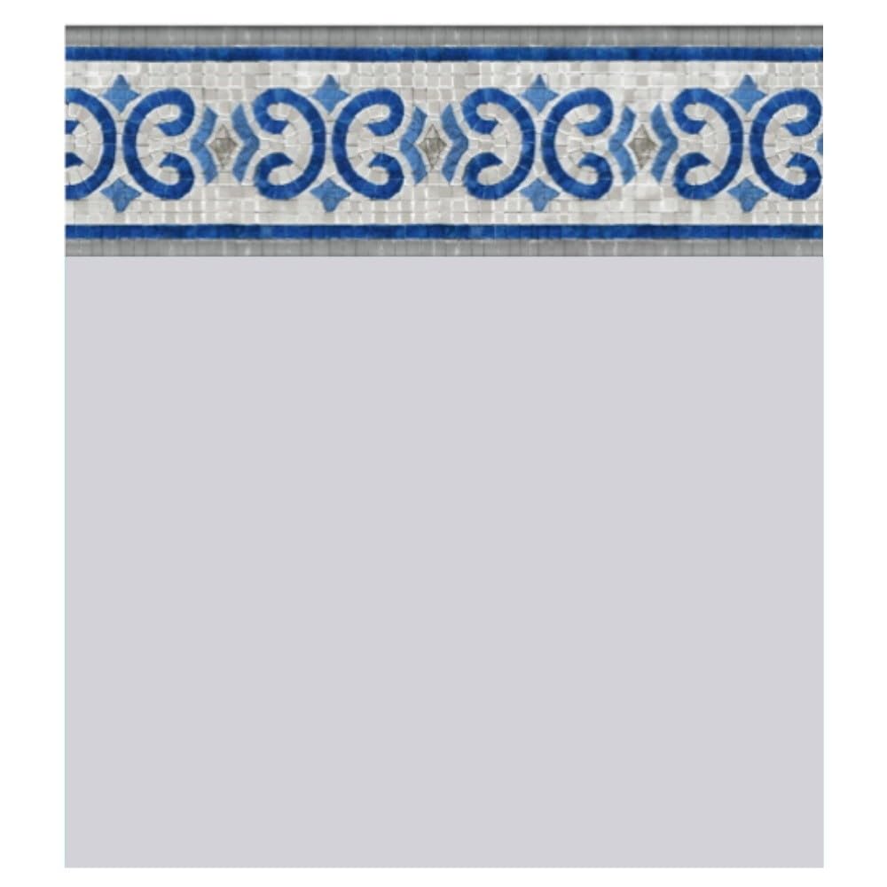Liner Piscine 75/100 Gris Frise Oxford 5.50 x 3.70m H1.32m