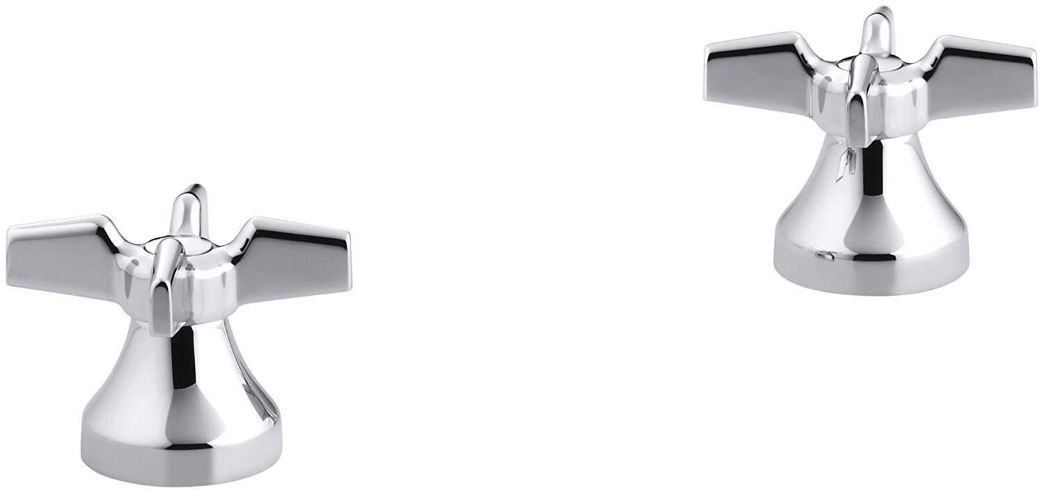 Robinetterie Triton Kohler K-16012-3-CP haut de gamme aux finitions miroir et poignées design rétro