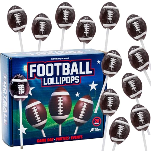 Football Lollipops 20 Pack, Strawberry