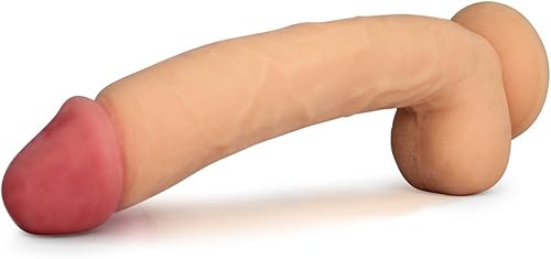Miniatura 9 de Seductive Dildo - Consolador de silicona con textura de vena perfecto para principiantes - Base de succión - Sin látex ni ftalatos - 6 x 3.5 x 3.5