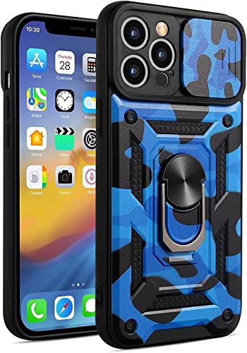 Coque iPhone 13 Mini avec anneau blindée et support magnétique