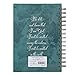 Christian Art Gifts Journal w/Scripture Be Still and Know Psalm 46:10 Bible Verse Purple Rose 192 Ruled Pages, Large Hardcover Notebook, Wire Bound