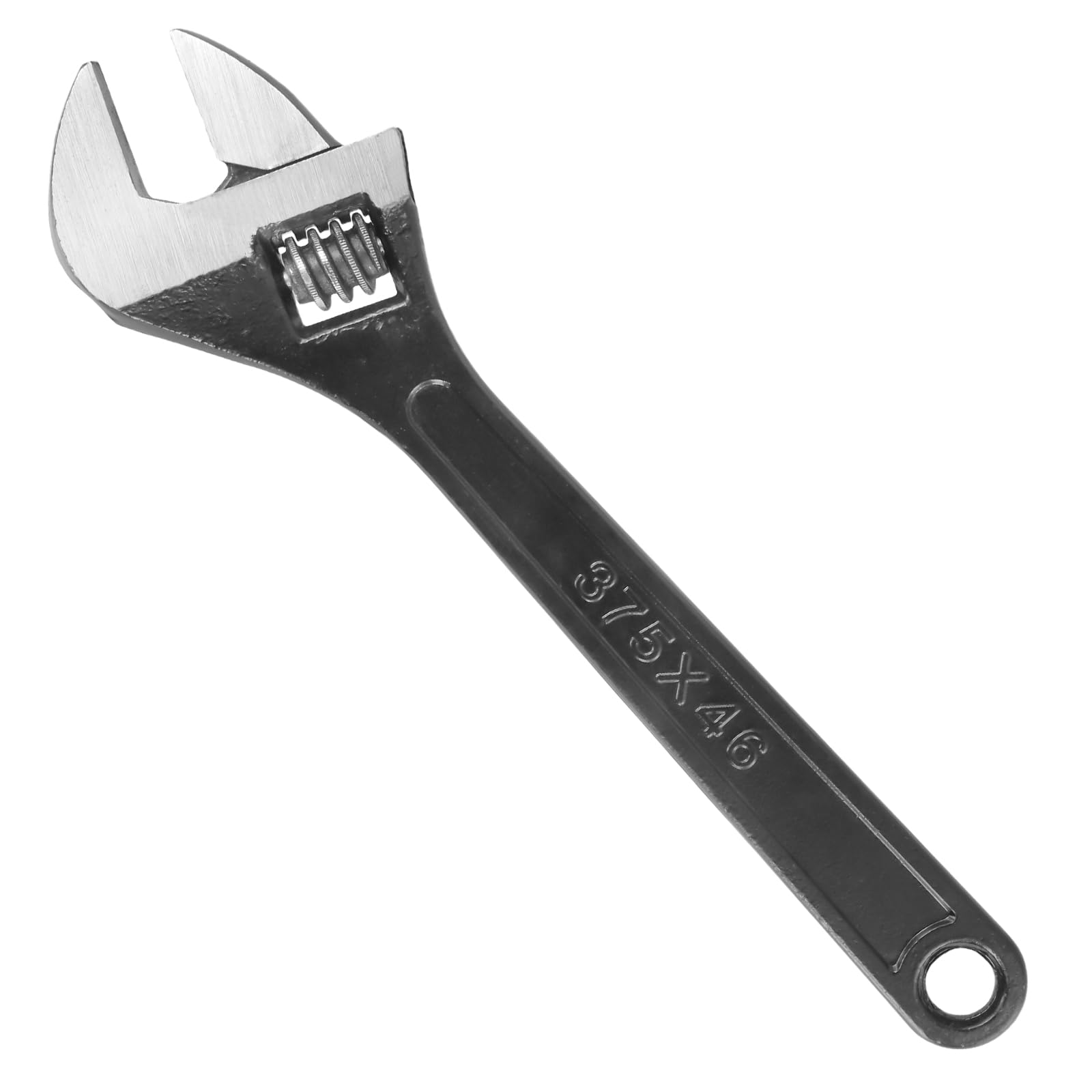 HOIGON Set di 4 chiavi regolabili nere, 6 8 10 10 12 pollici resistenti chiavi a mezzaluna con ganascia larga e impugnatura ergonomica per la manutenzione della macchina