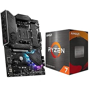INLAND Micro Center AMD Ryzen 7 5700X 8-Core 16-Thread Unlocked Desktop Processor Bundle with MSI MPG B550 Gaming Plus ATX Gaming Motherboard (AMD AM4, DDR4, PCIe 4.0, M.2)