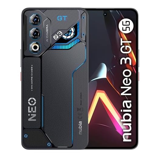 nubia Neo 3 GT 5G Smartphone Gaming Android 15, 12+12GB RAM Dinamica + 256BG ROM, Display 6.8” FHD+ 120Hz, Fotocamera 50MP, Smartphone Dual SIM, NFC, Batteria 5000mAh, Colore Intergalactic Grey