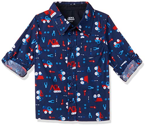 Amazon Brand – Jam & Honey Baby-Boys Button Down Shirt