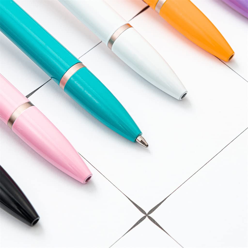 6 Piece Ballpoint Pen Cute Metal Stationery School Office Supplies Pens — view 6