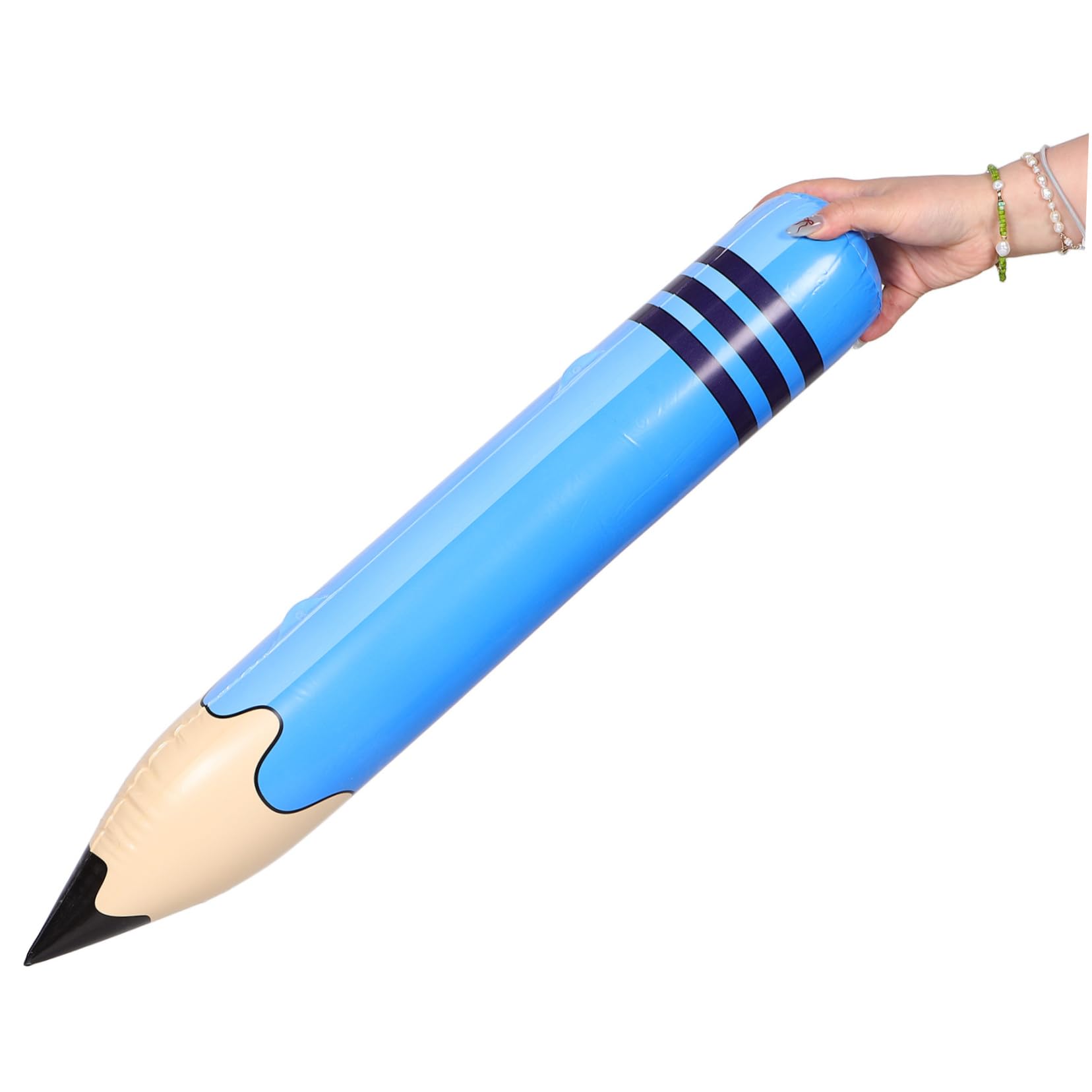 Anneome 5Pièces Lot de Crayons Gonflables Géants Décorations Scolaires Pratiques pour Événements et Salle de Classe Jouets Multi Usage Sécurisés