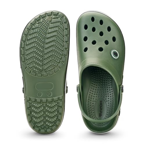 Image of Hoppa Trio Clogs for Men, Extra Soft EVA Moulded Slip-On Clogs | Lightweight, Cushioned, Water-Resistant & Non-Slip | Everyday Casual Footwear