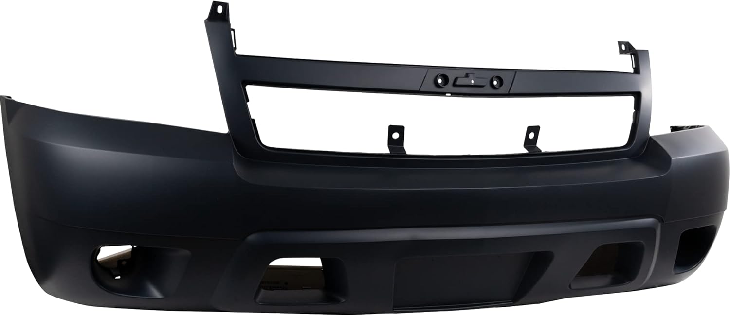 Garage-Pro Front Bumper Cover For 2007-2014 Chevrolet Tahoe, Suburban 1500, 2007-2013 Avalanche, Suburban 2500, w/o Off-Road Package, w/Fog Light Holes, w/o Parking Sensor Holes, Car Accessories