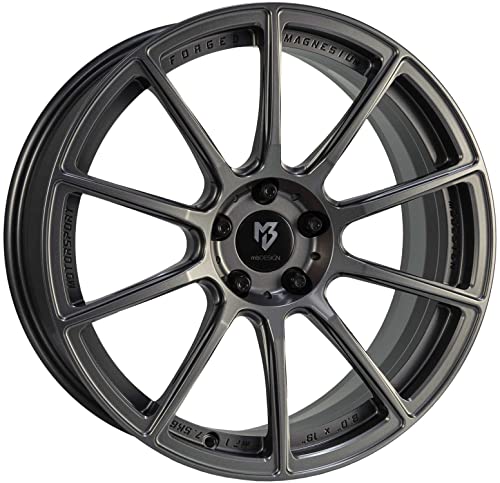 MB Design rim MF1 8.5Jx19 ET45 5x108 Mattgrau compatible with Ford C-Max Focus Galaxy Kuga Mondeo Puma ST Puma S-Max