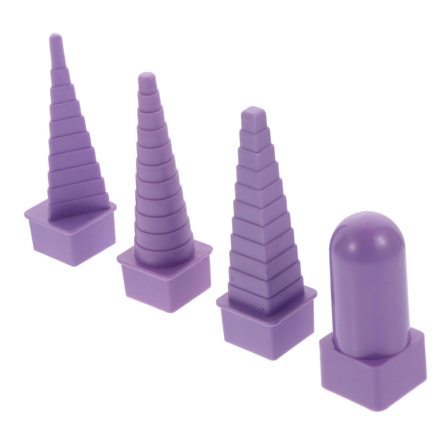 ERINGOGO Enhance Your Jewelry Making 4pcs Plastic Mandrel Wire Quick Coil Winding Rod Wrapping Wire Tools for DIY Craft Random Color