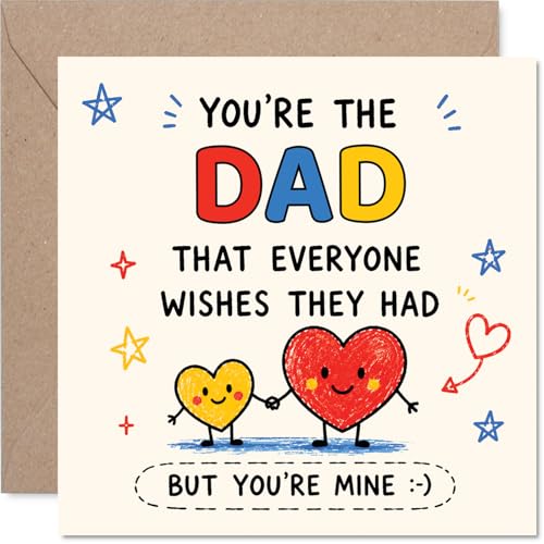 Carte anniversaire papa amusante pleine de charme