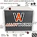 ALLOYWORKS 4 Row Core Aluminum Radiator Replacement for 1966-1979 Ford F-100 F-100 F-150 F-250 F-350 1978-1979 Ford Bronco Radiators With Shroud Fan Thermostat Relay Kit, L6 V8 Chevy Engines Only