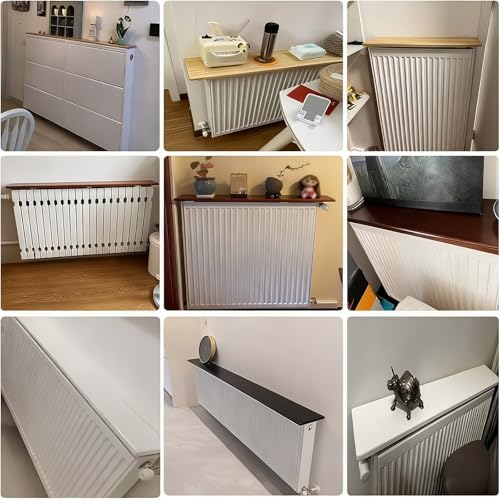 Ahorro de espacio y eficiencia del calor con estante panel madera negra 6