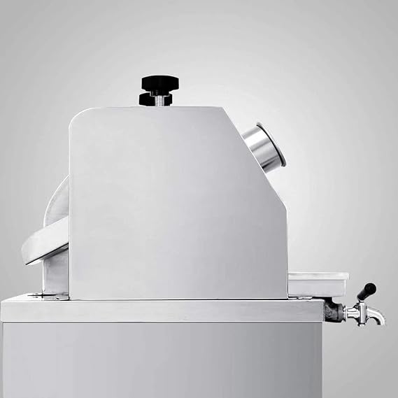 Commercial Electric 370W Slow Masticating Sugarcane Juicer Machine with Feed Chute Tray, Sugar Cane Squeezer Makes High Nutritive Fruit&Sugarcane juice, used in fruit shops, drink shops