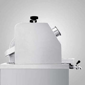 Commercial Electric 370W Slow Masticating Sugarcane Juicer Machine with Feed Chute Tray, Sugar Cane Squeezer Makes High Nutritive Fruit&Sugarcane juice, used in fruit shops, drink shops