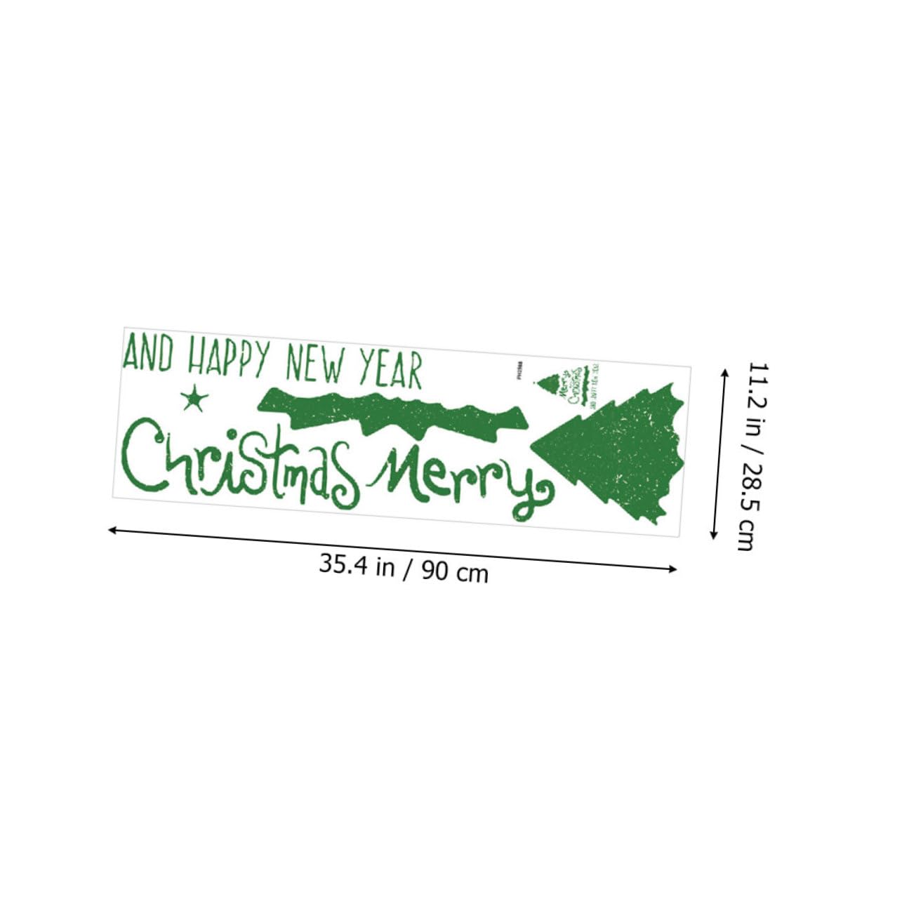IMIKEYA 8 Blätter Wandtattoo Weihnachtsbaum Weihnachtsbaum-fensterfolie Winterfensteraufkleber Weihnachtliche Wandtattoos Weihnachtsdekorationen Für Schlafzimmer Weihnachtswand Pvc Green