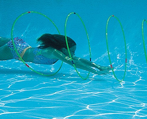 Set De Anillos Y Algas De Buceo Para Niños – 4 Anillos + 3 Algas, Colores Vivos, Aprende A Bucear Jugando