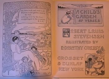 Hardcover Childs Garden of Verses Book