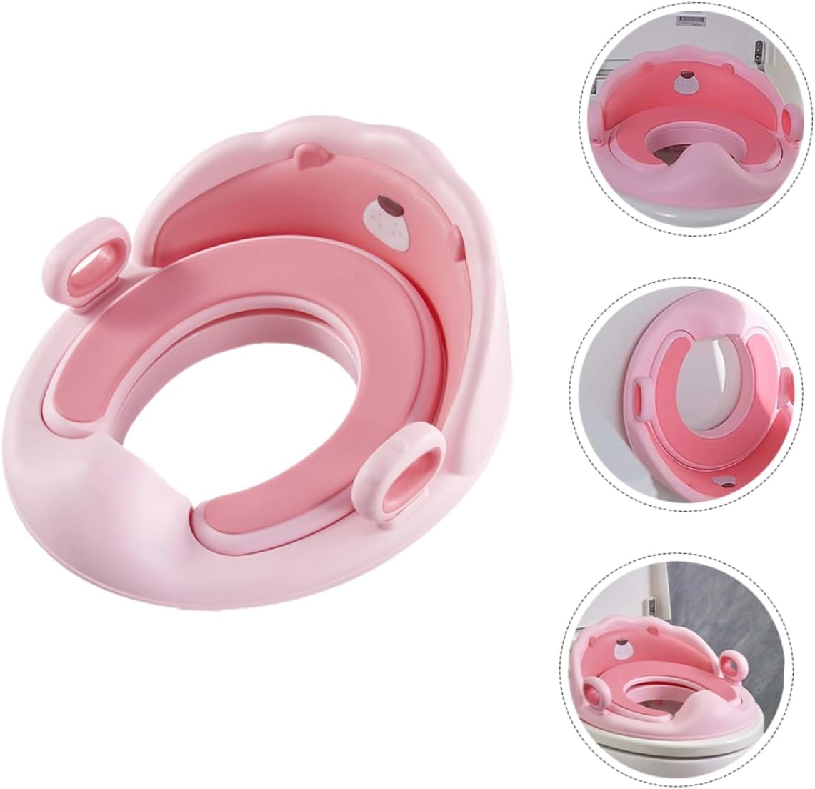 YARNOW Portable Toddler Potty Training Seat for Boys Girls Soft TPE Cushion Non-Slip Base and Easy to Clean Design for Travel and Home Use