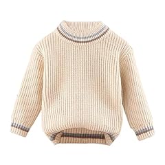 Round Neck Sweater-apricot