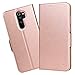 Produktbild Arae Handyhülle Xiaomi Redmi Note 8 Pro hülle Tasche Leder Flip Cover Brieftasche Etui Schutzhülle für Xiaomi Redmi Note 8 Pro - Roségold