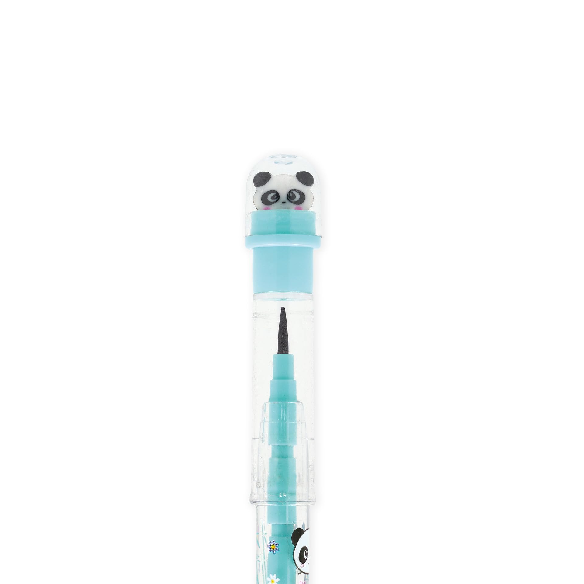 Legami - Set met 12 gummetjes, 2-in-1 Pandastic Eraser, dubbele functie, wispotlood en uitwisbare inkt, effectief wissen zonder het papier te beschadigen