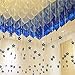 12" in Dark Light Blue and White Balloons Foil Star Hanging String Romantic Decorations Wedding Valentine's Party Supplies Pack of 100