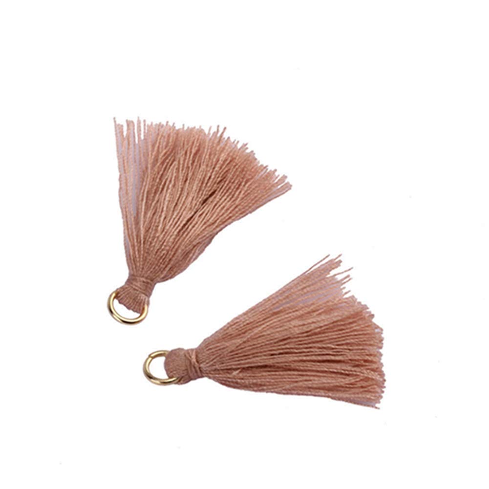 HAOBIN Lot 100 Glands Colorés 3 Cm - Mini Pompons Coton Pendentifs Multicolores Pour Bijoux DIY, Boucles D'Oreilles, Porte-Clés, Décoration