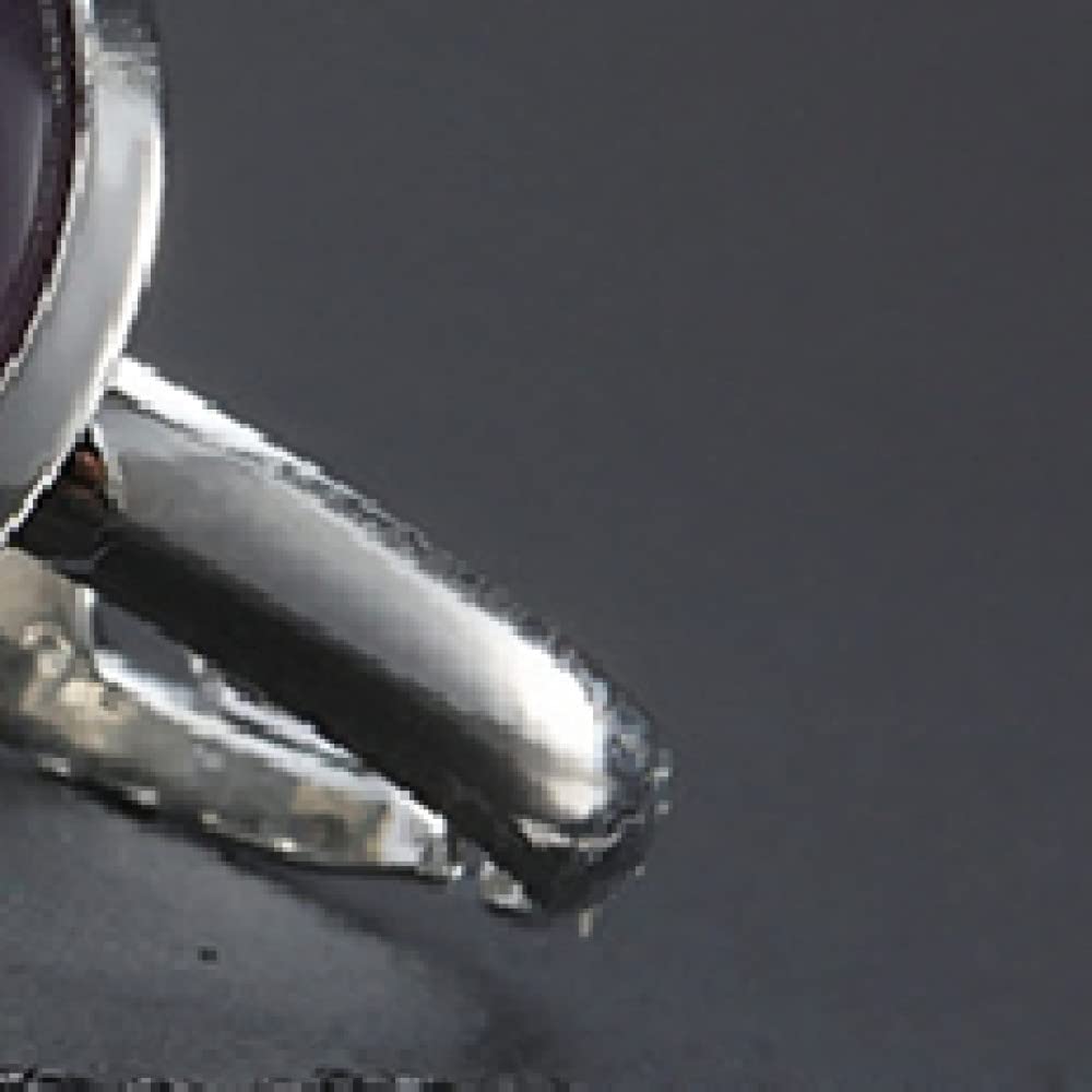 Anello Uomo Regolabile Con Cristallo - Design Aperto, Argento, Ideale Per Matrimoni E Occasioni Speciali - Foto 5