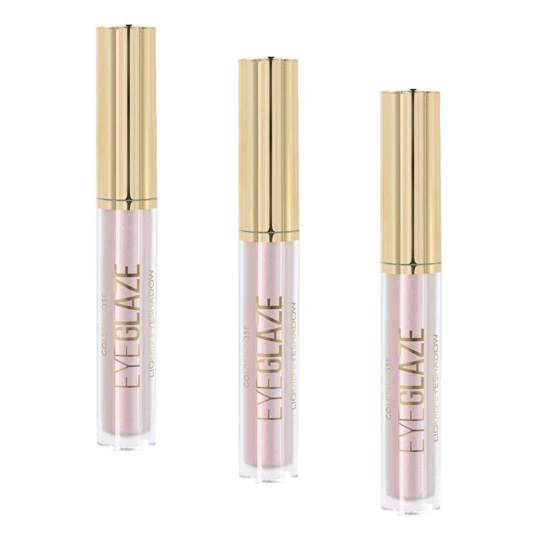 Golden Rose Eye Glaze Liquid Eyeshadow No: 11 Luna Rose - Mat Likit Far (3 paketi)