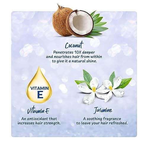 Image of Parachute Advansed Jasmine Enriched Coconut Hair Oil with Vitamin-E | For Scalp Nourishment| Stronger, Softer, Silkier Hair |Non-Sticky | All Hair Types| 6.4 Fl.oz. (Pack of 2)